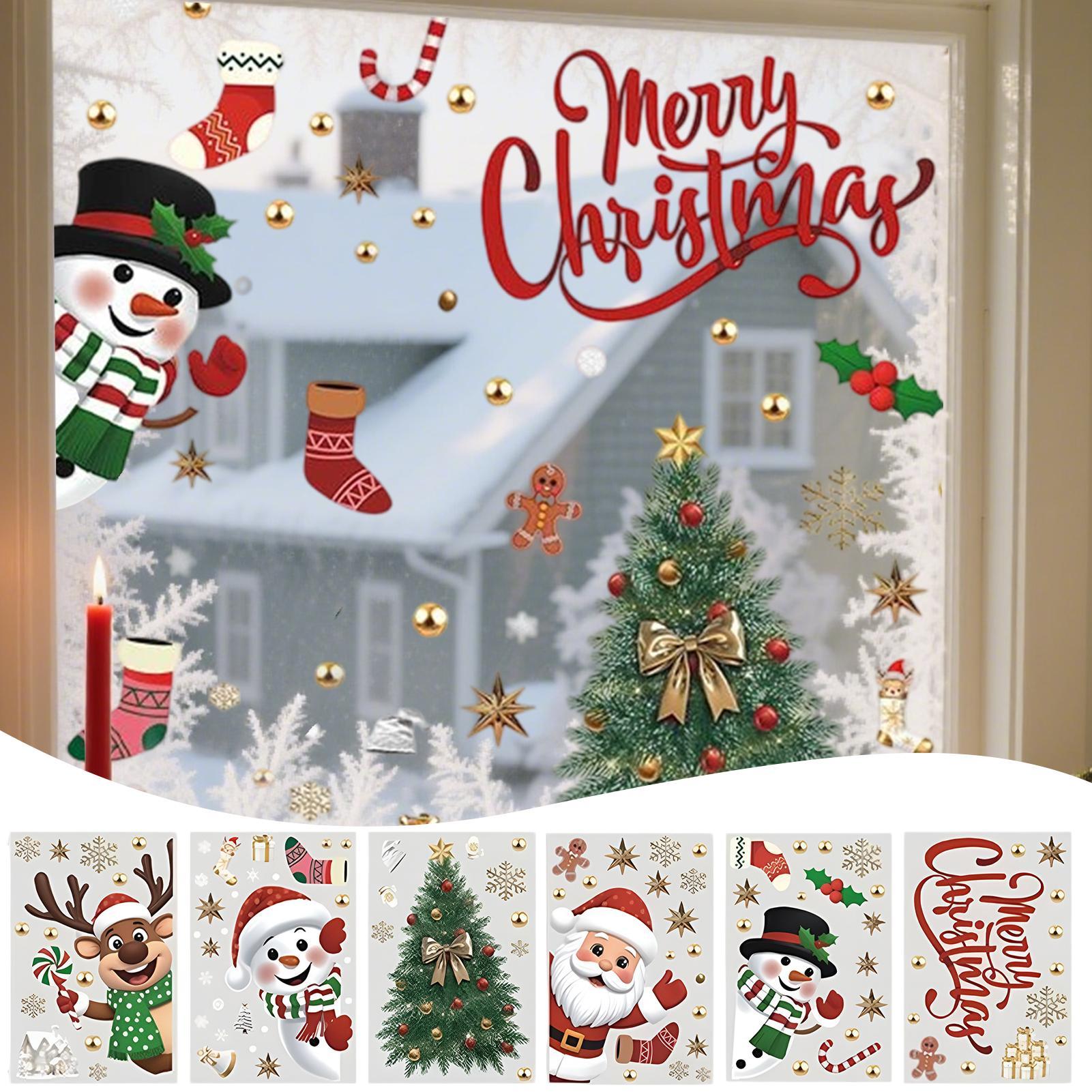 Christmas Window Decorations H - огляд і ціна Snowflake Window Decal