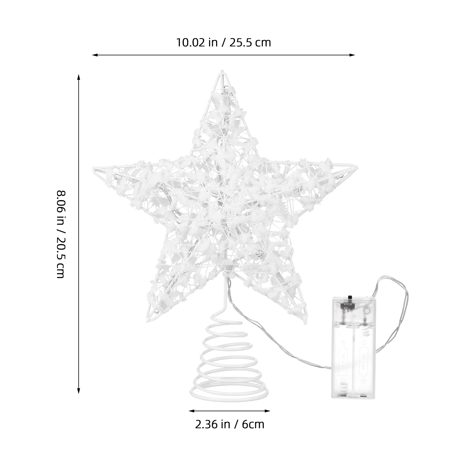 1Pcs Christmas Tree Star Lamp  - огляд і ціна Star Tree Topper