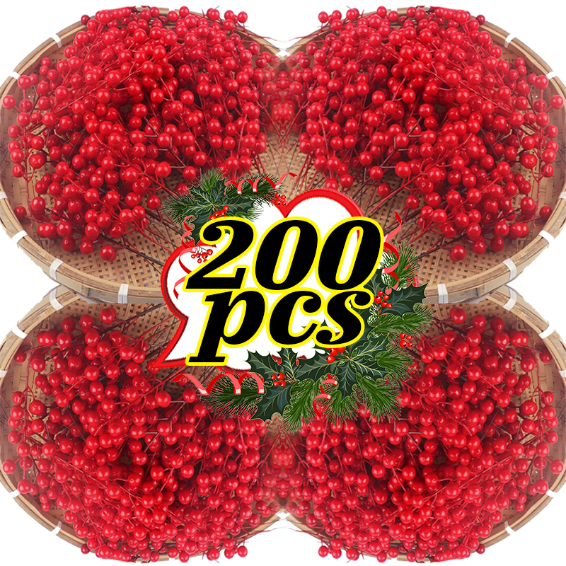 200/10pcs Christmas Artificial - огляд і ціна Christmas Wreath Fake