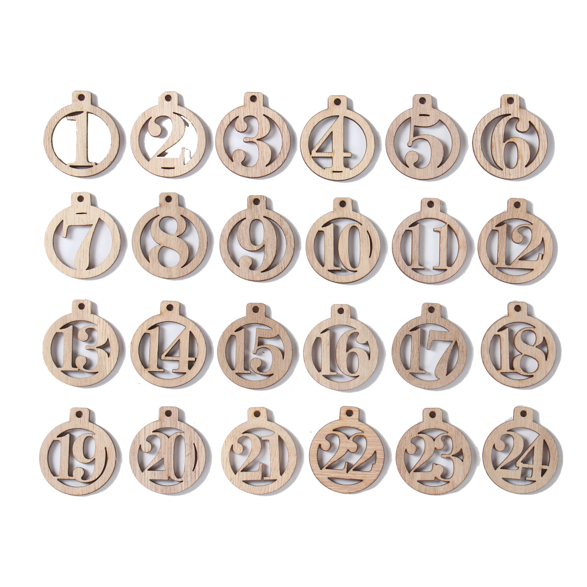 Number 1-25 Digital Wooden Chr - огляд і ціна Advent Calendar Gift