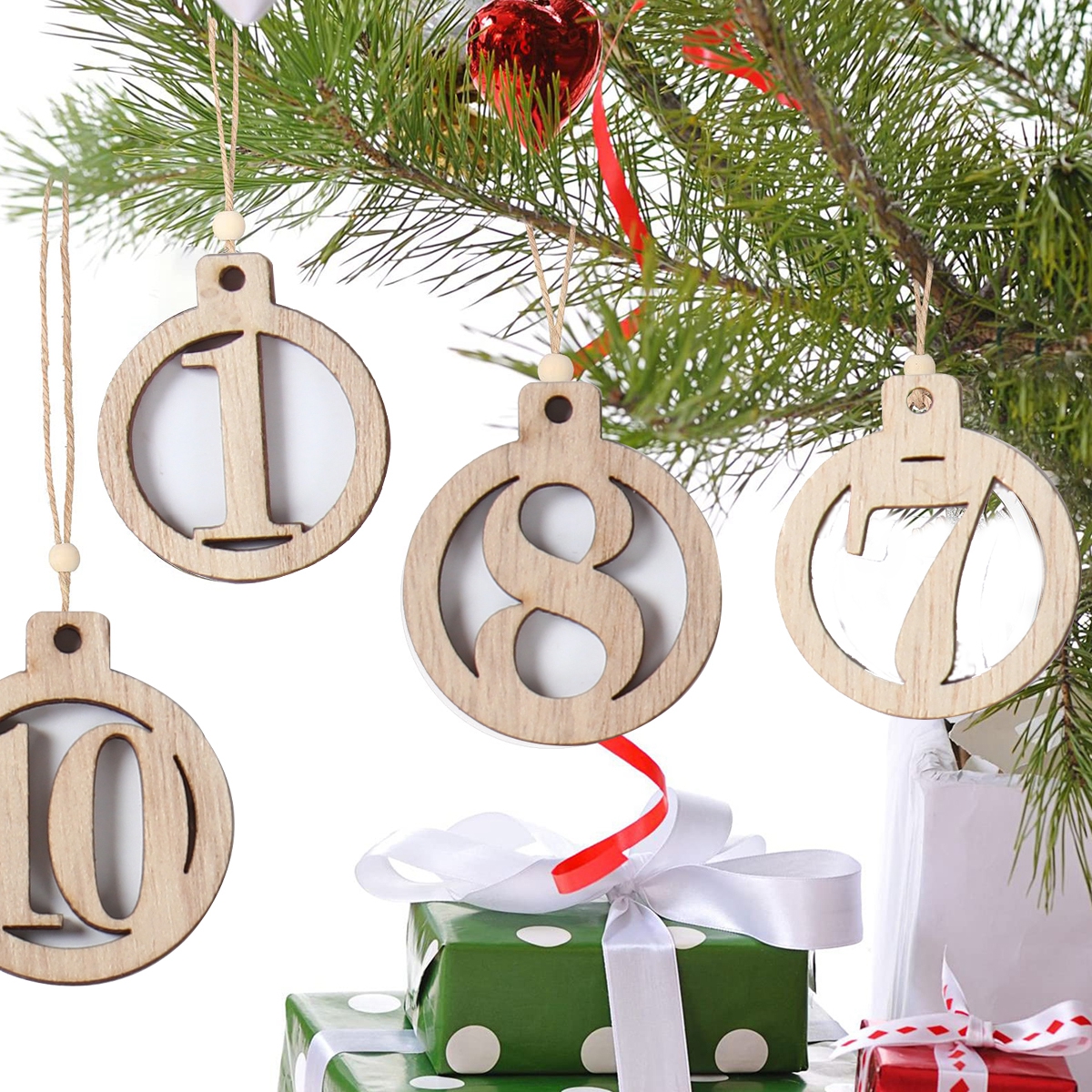 Number 1-25 Digital Wooden Chr - огляд і ціна Advent Calendar Gift