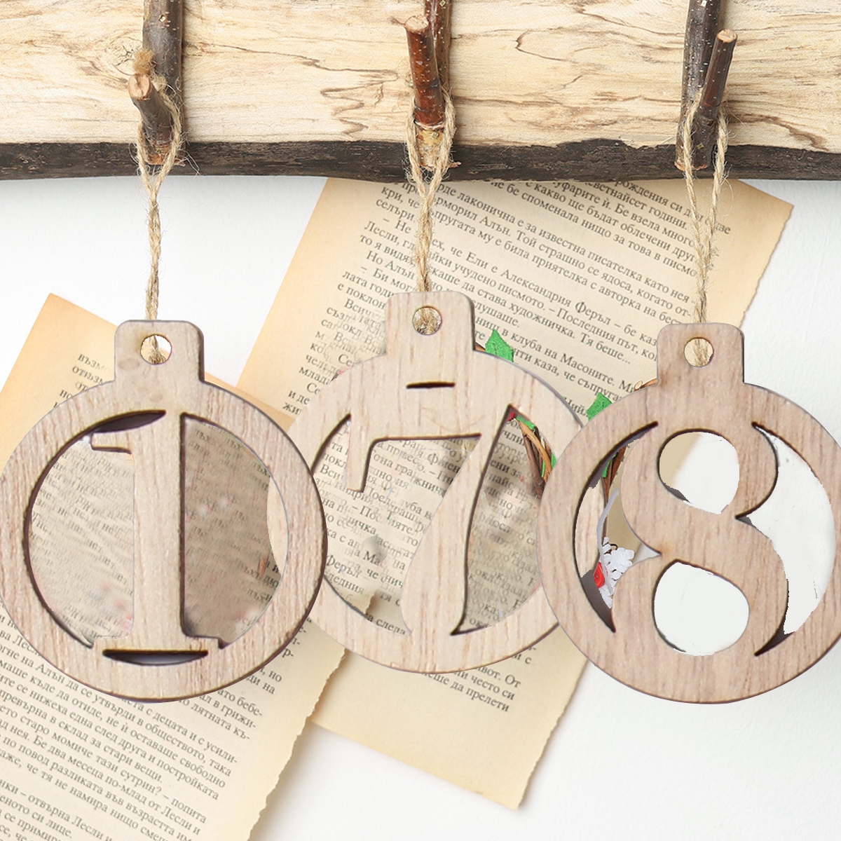 Number 1-25 Digital Wooden Chr - огляд і ціна Advent Calendar Gift