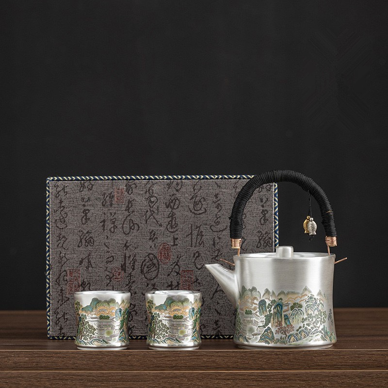 YFY Liu Yin one pot two cups p - огляд і ціна Gift Box Wrap Set