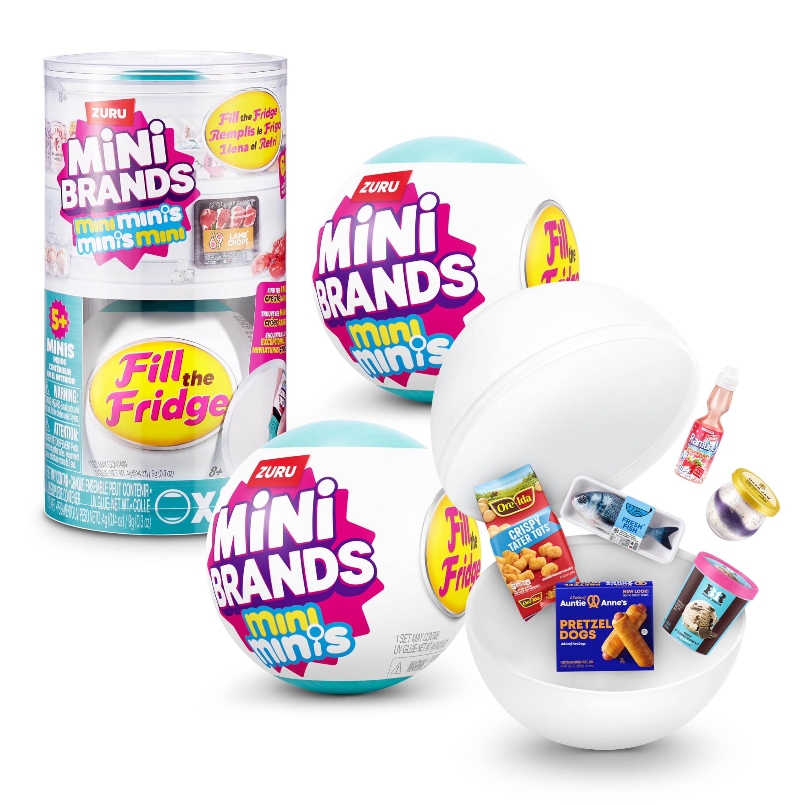 Mini Brands Fridge Mystery Bal - огляд і ціна Ornament Ball Set
