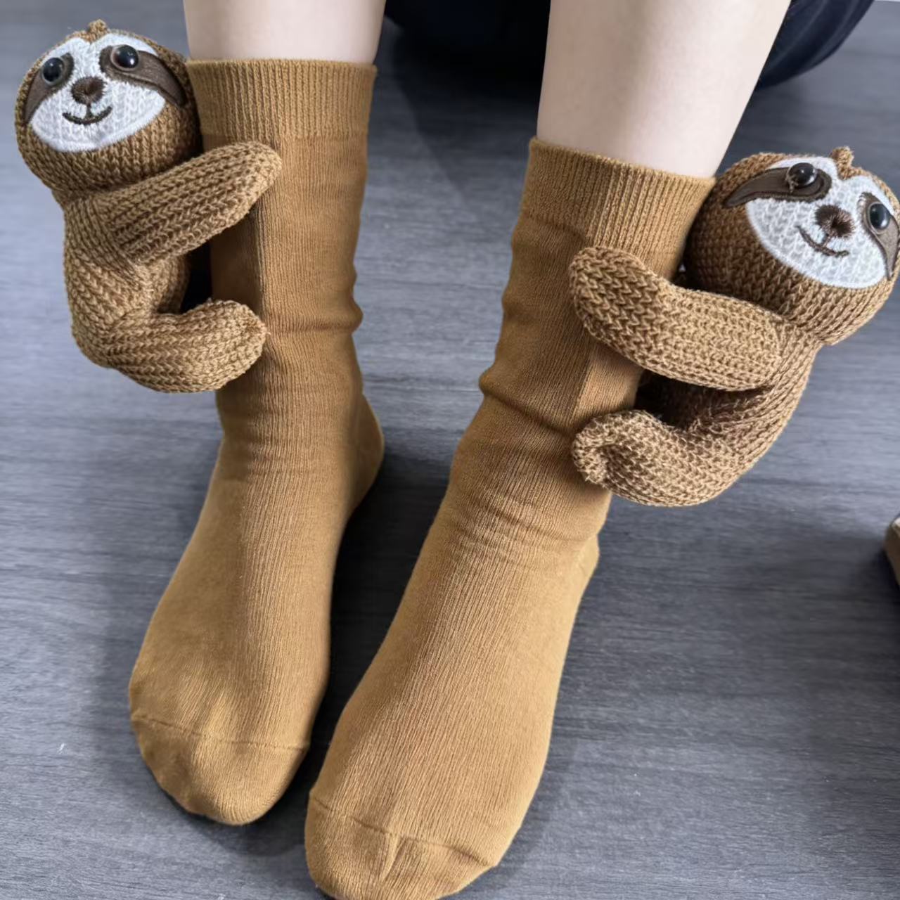 3D Knit Animal Sloth Socks for - огляд і ціна Christmas Stocking Hanging