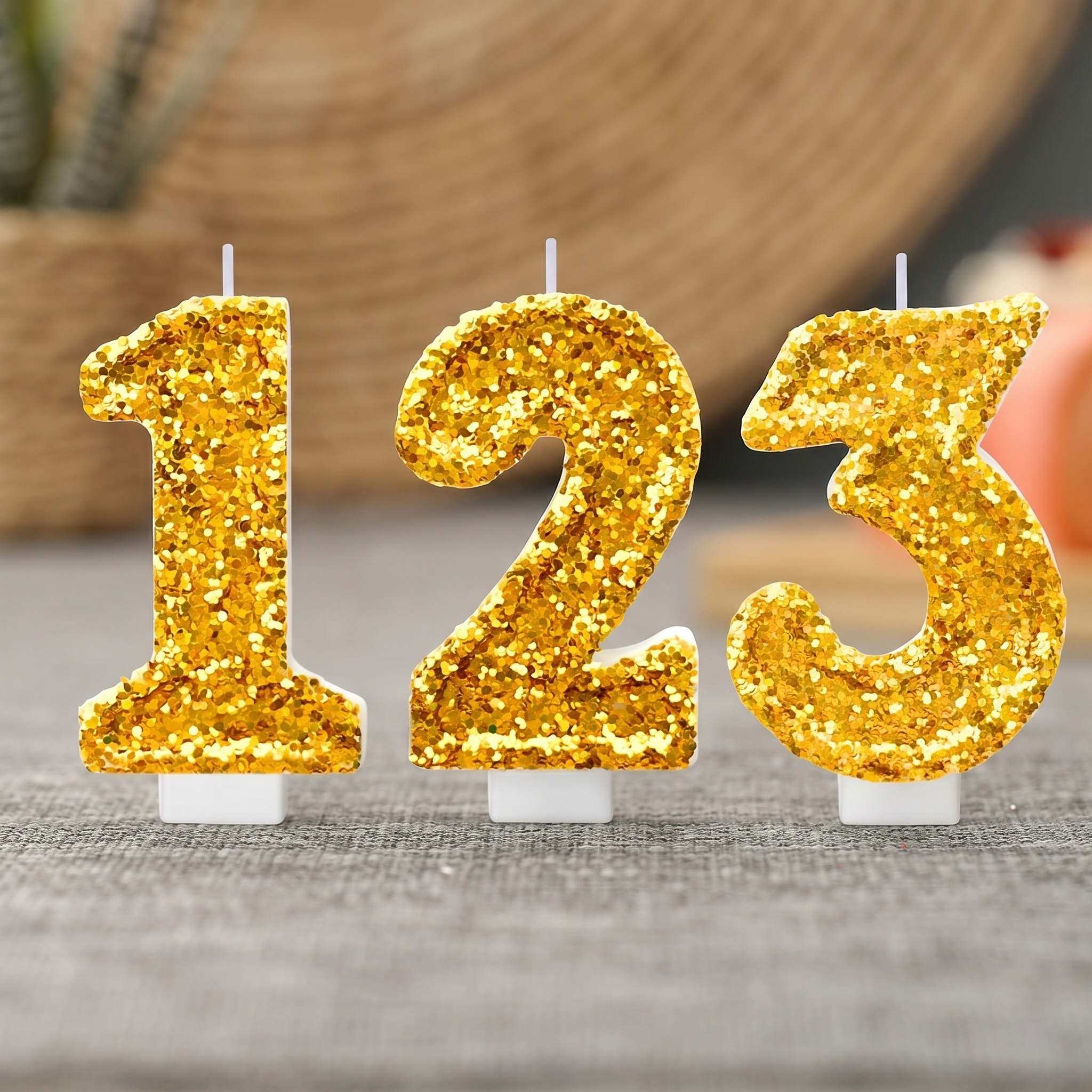 Digital Birthday Candle Gold C - огляд і ціна Holiday Candle Set