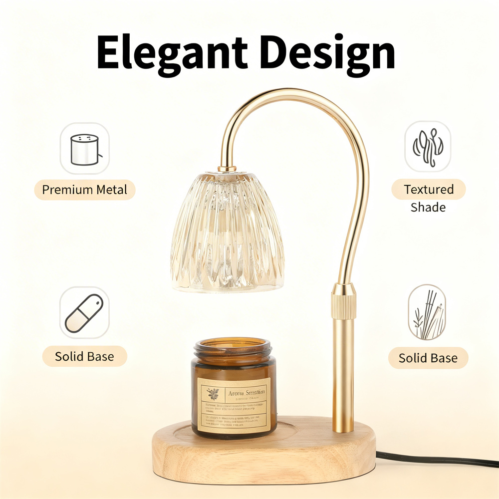 Candle Warmer Lamp with Timer, - огляд і ціна Holiday Candle Set