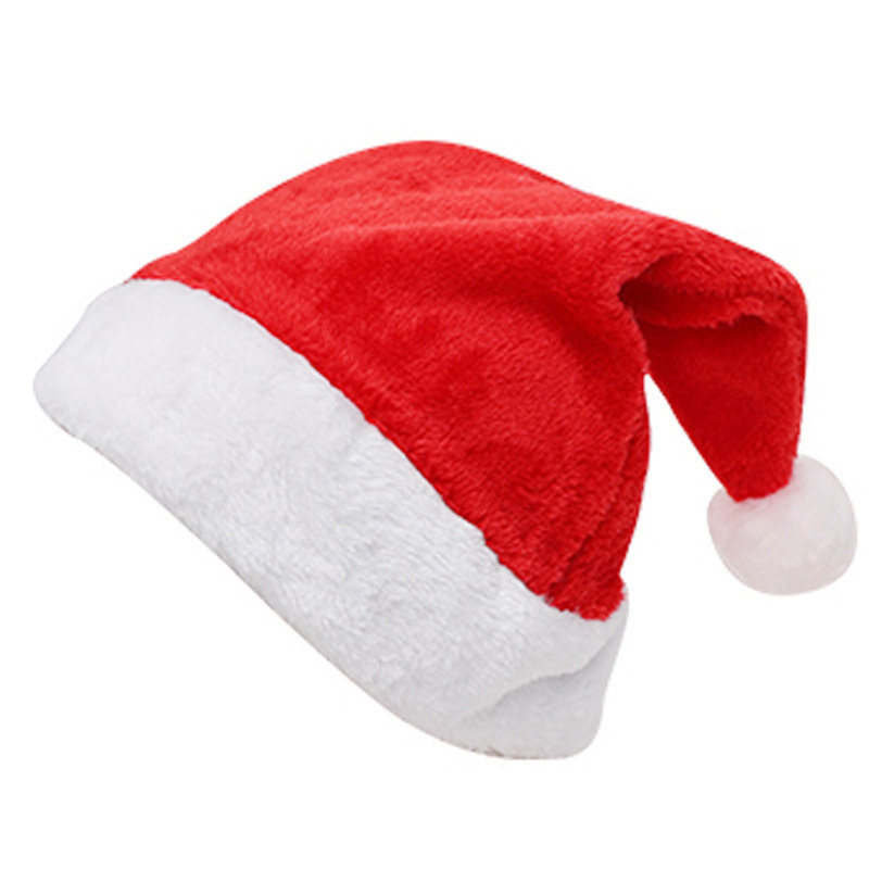 50pcs Christmas Plush Velvet H - огляд і ціна Santa Hat Plush