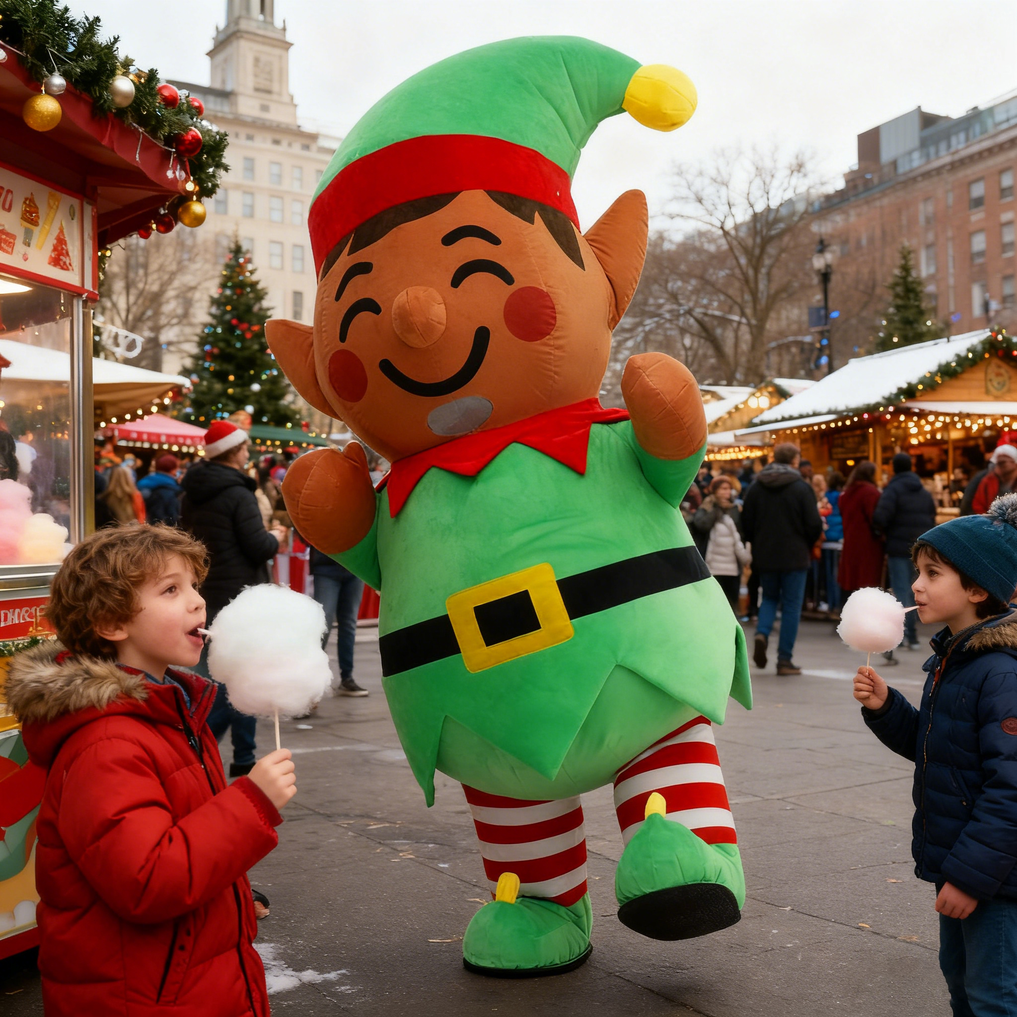 Inflatable Christmas Elf Plush - огляд і ціна Elf Costume Christmas
