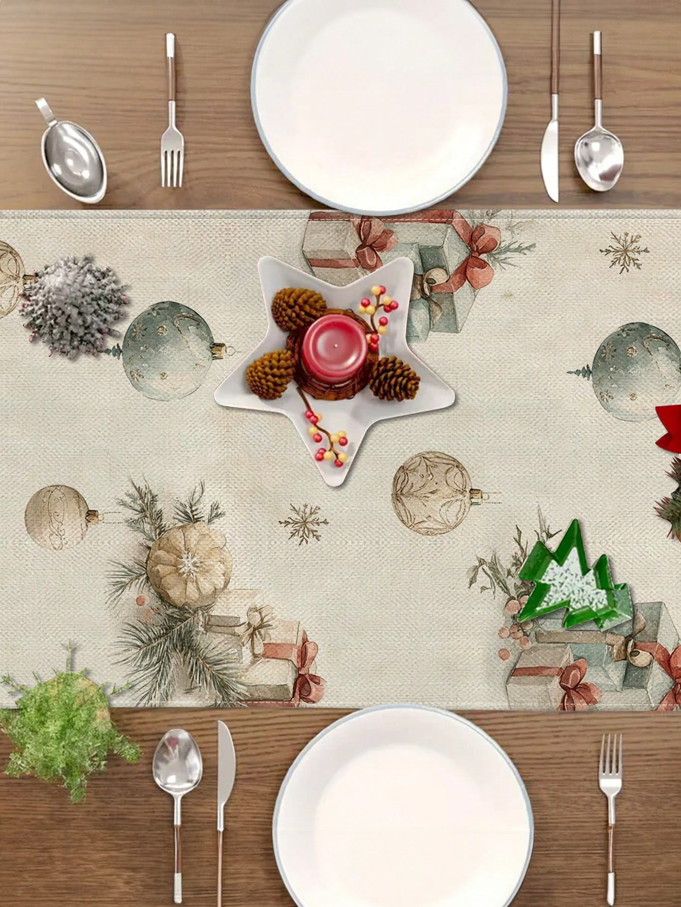 1pc Christmas Nutcracker & Bal - огляд і ціна Christmas Table Runner