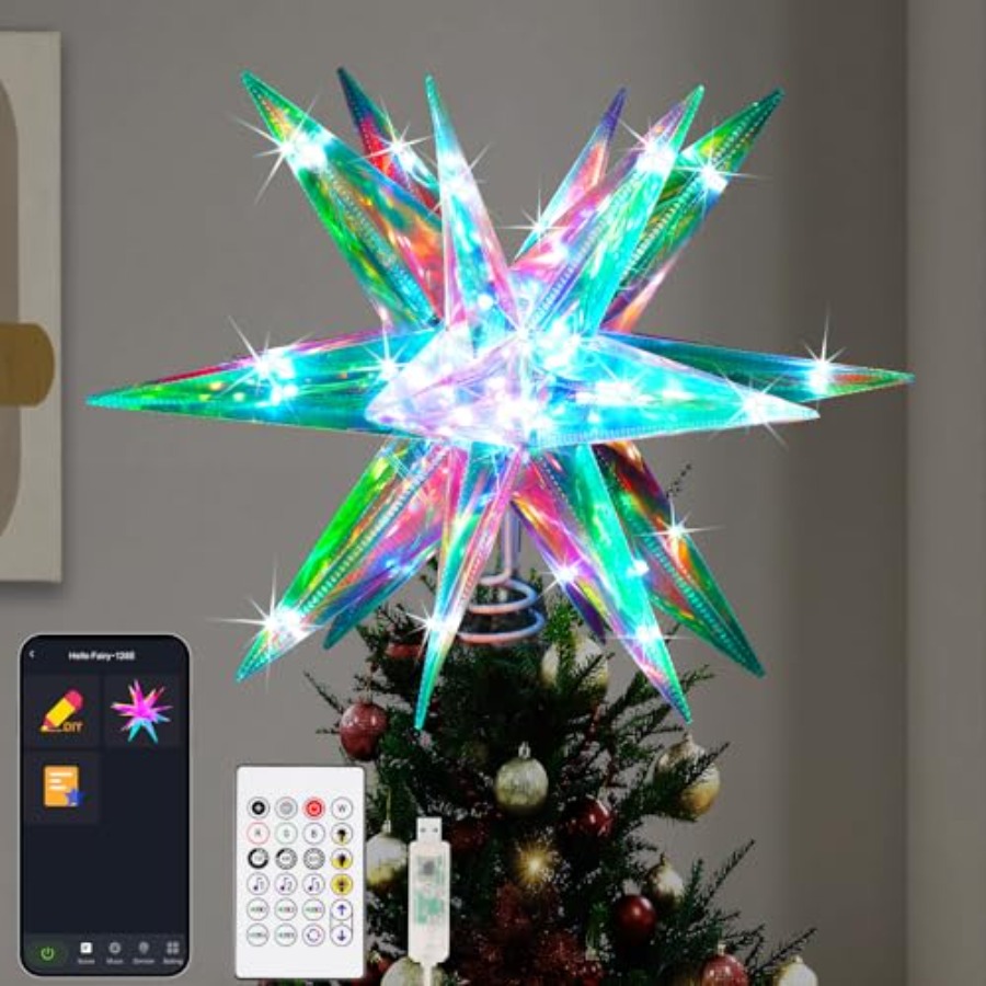 Christmas Star Tree Topper, 13 - огляд і ціна Star Tree Topper
