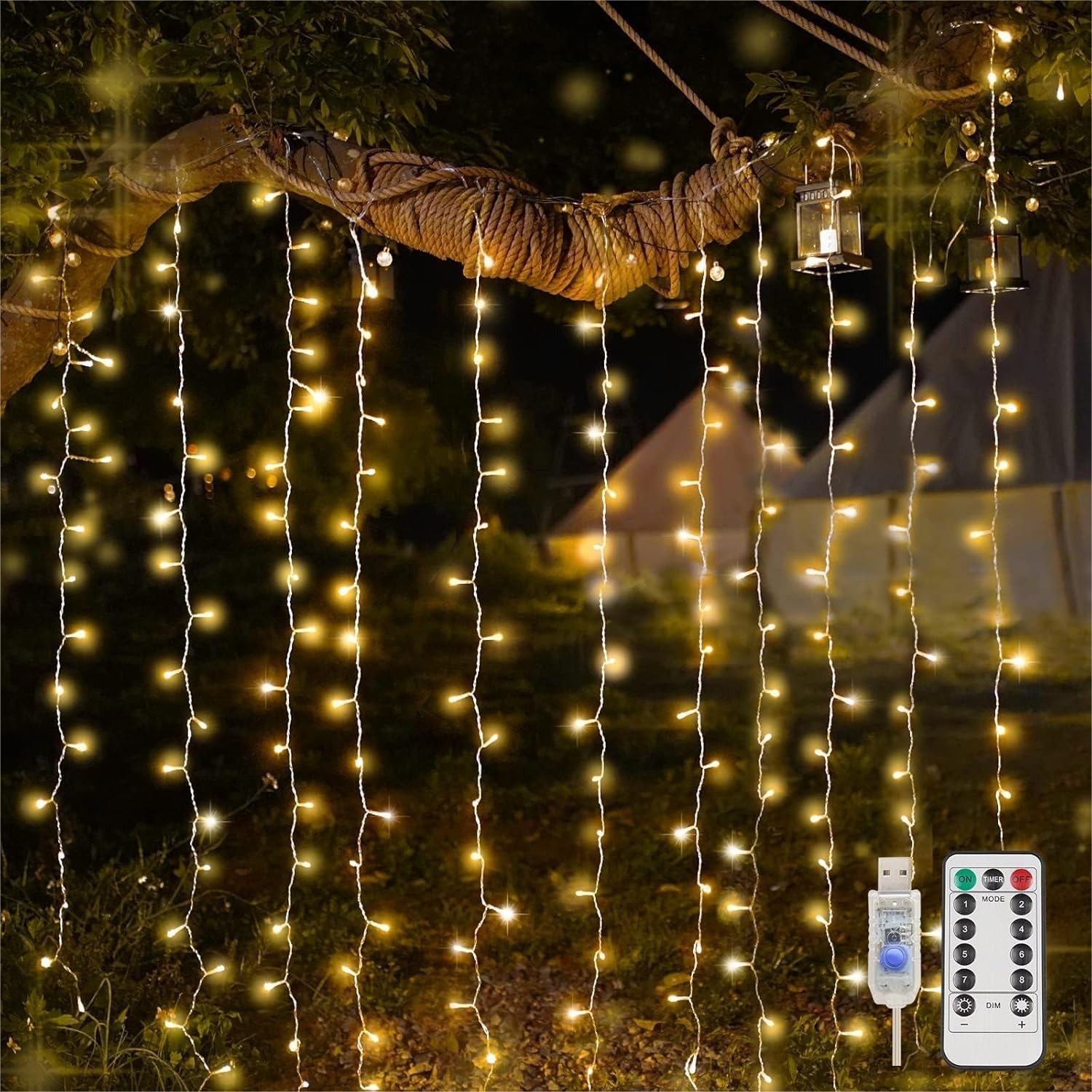 Curtain Lights For Bedroom 200 - огляд і ціна Christmas Lights Outdoor