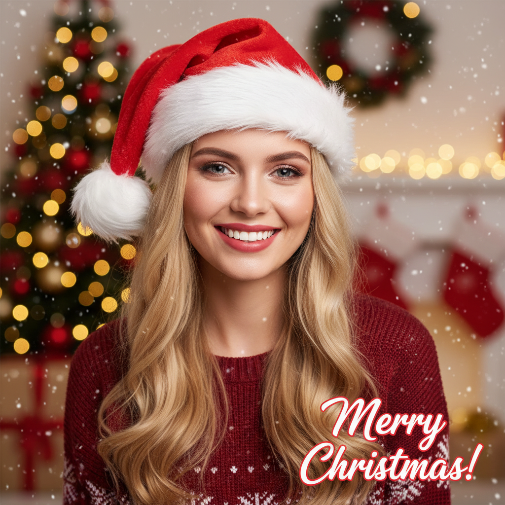 Christmas Santa Hat Xmas Long  - огляд і ціна Santa Hat Plush