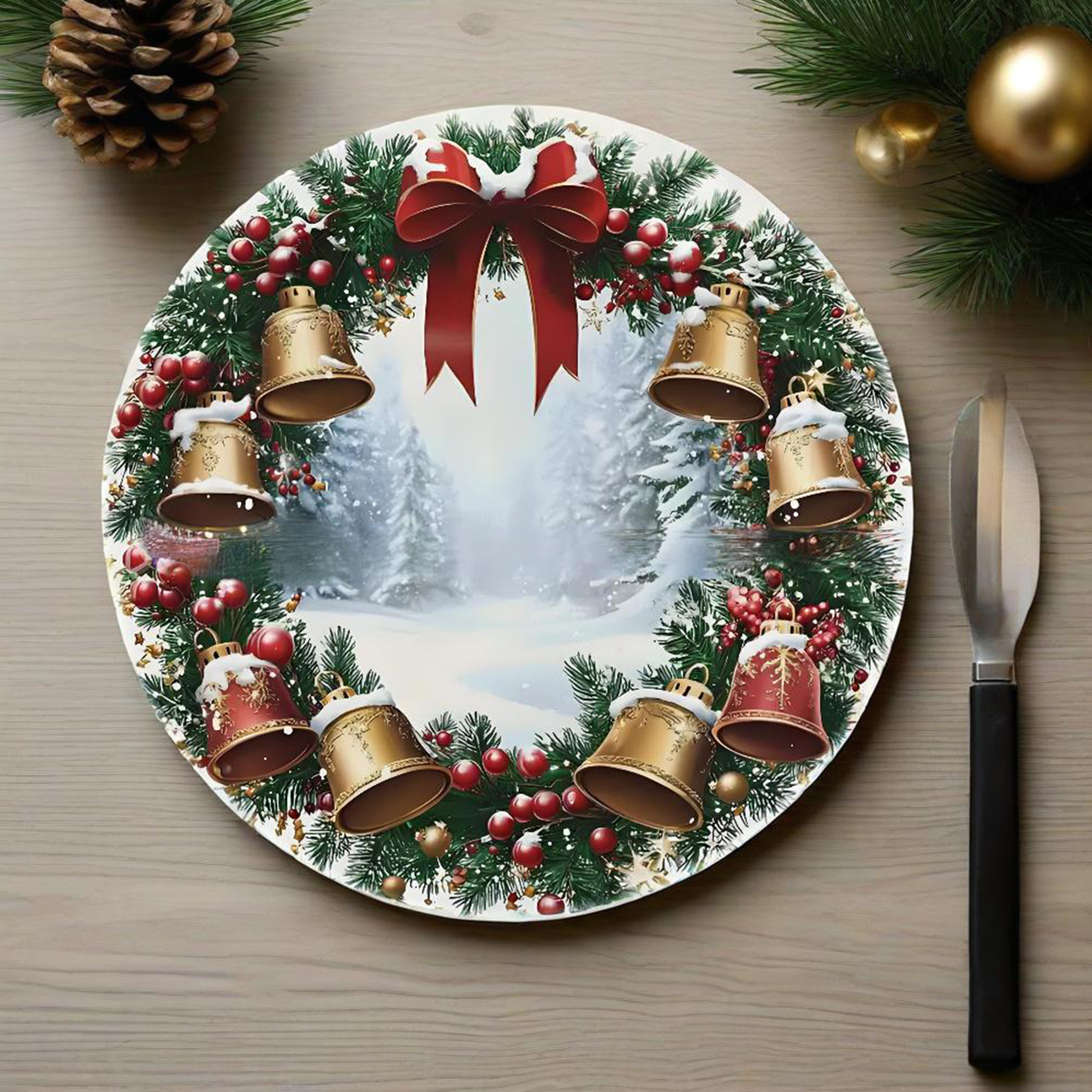 Christmas Table Runner Festive - огляд і ціна Christmas Table Runner