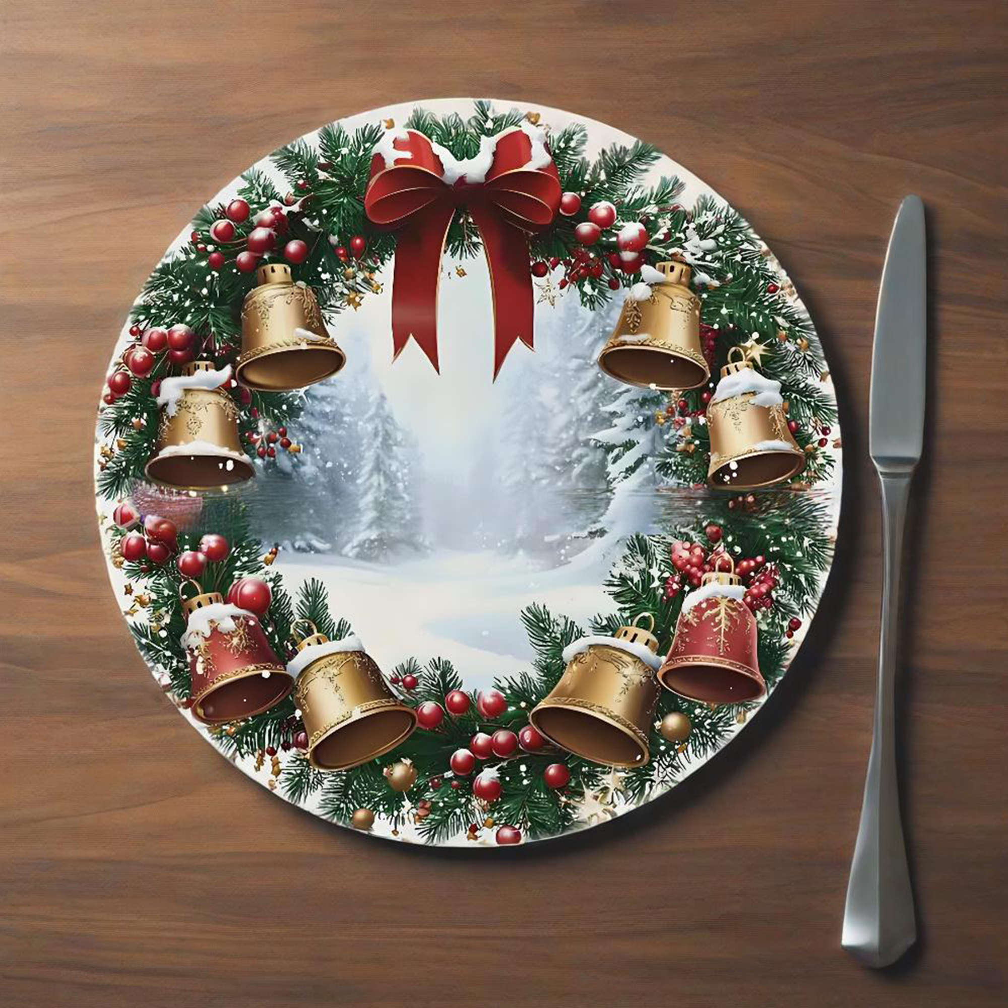 Christmas Table Runner Festive - огляд і ціна Christmas Table Runner