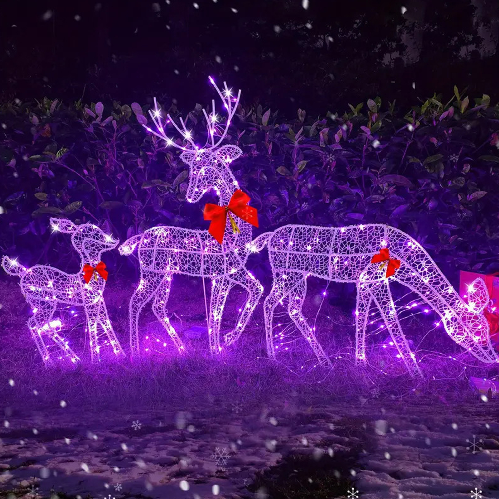 2D Lighted Reindeer Christmas  - огляд і ціна Christmas Lights Outdoor