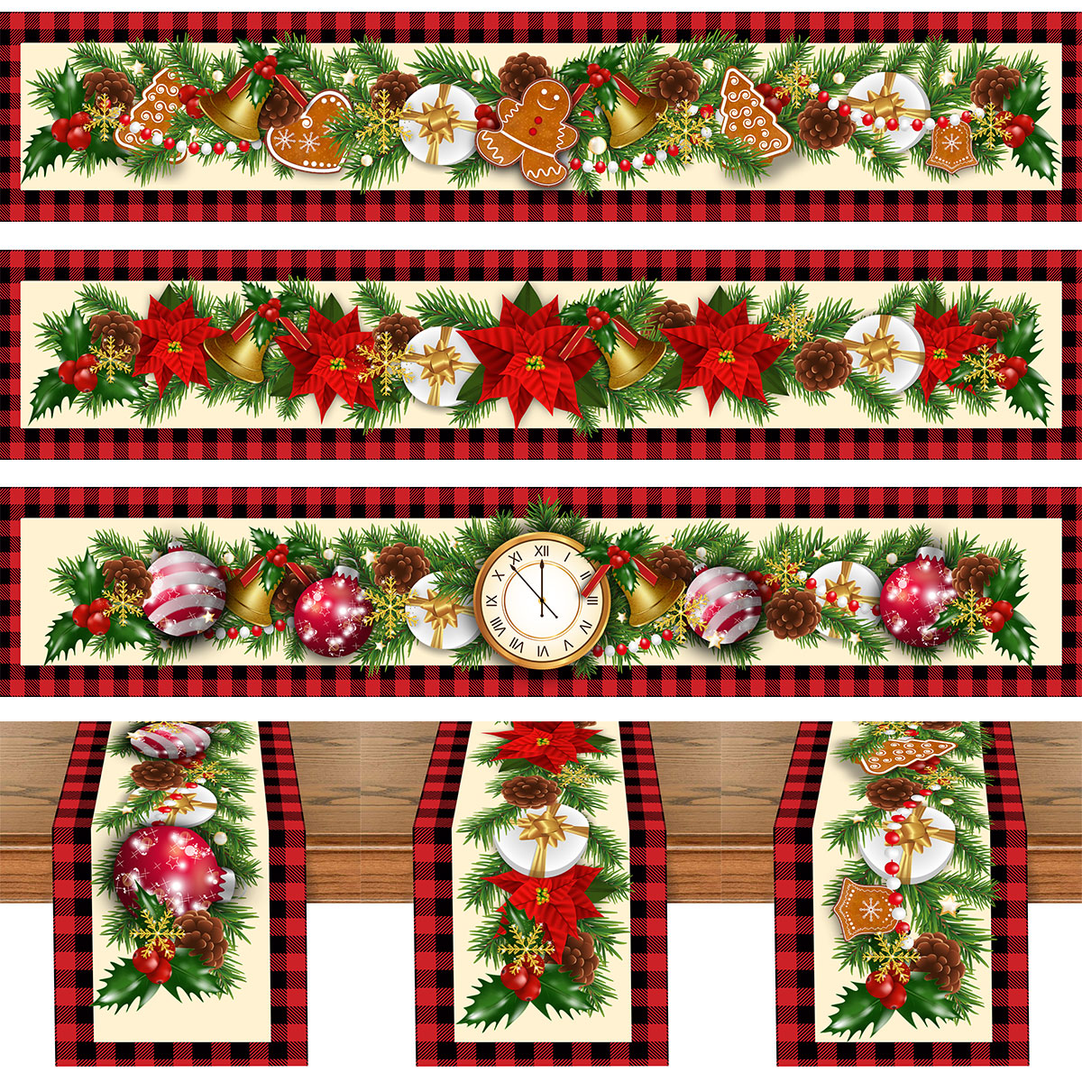 Christmas Table Runner Merry C - огляд і ціна Christmas Table Runner
