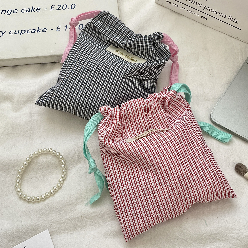 New Plaid Storage Drawstring B - огляд і ціна Christmas Throw Blanket