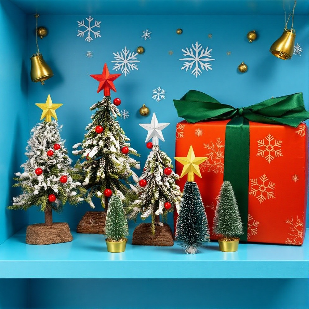 6cm Christmas Tree Topper Star - огляд і ціна Star Tree Topper