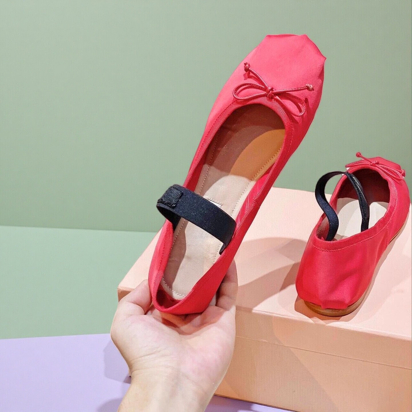 26SS Luxury Ballet Flats, Wome - огляд і ціна Ribbon Bow Gift