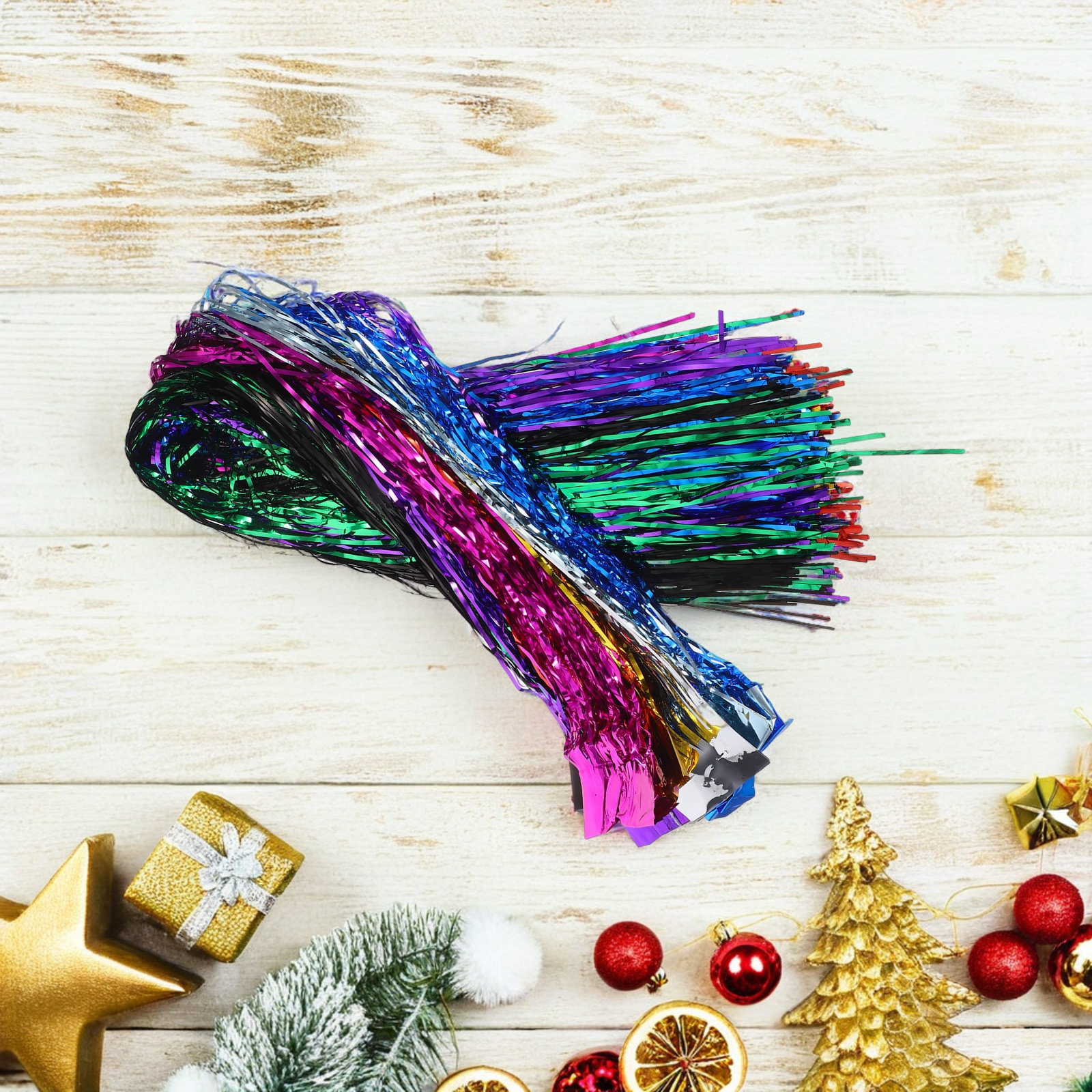 1Pack Christmas Tree Tinsel Ga - огляд і ціна Tinsel Garland Decoration