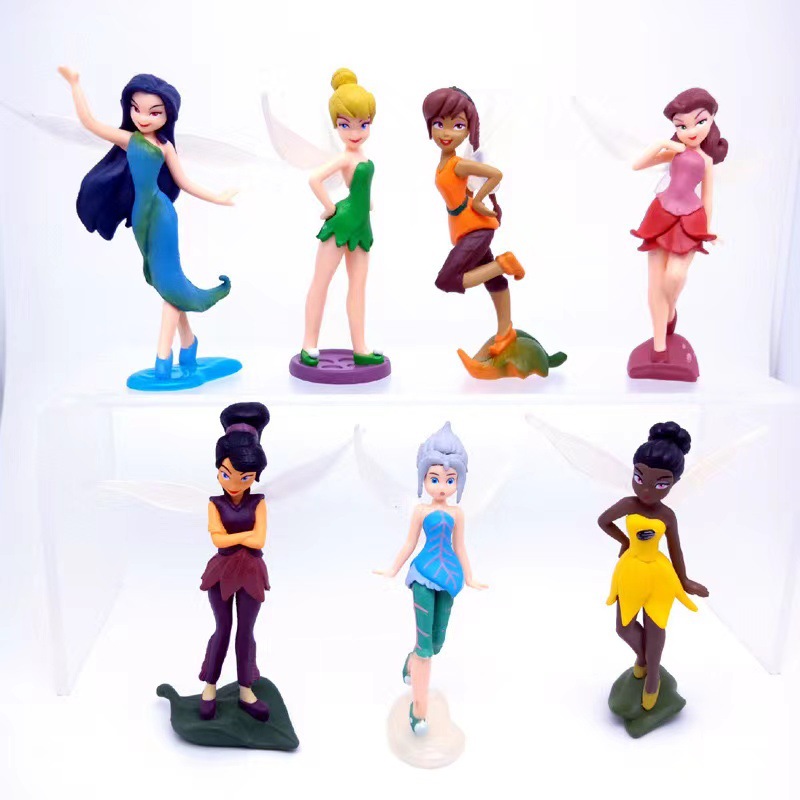 7pcs/Set Princess Tinkerbells  - огляд і ціна Nutcracker Figurine