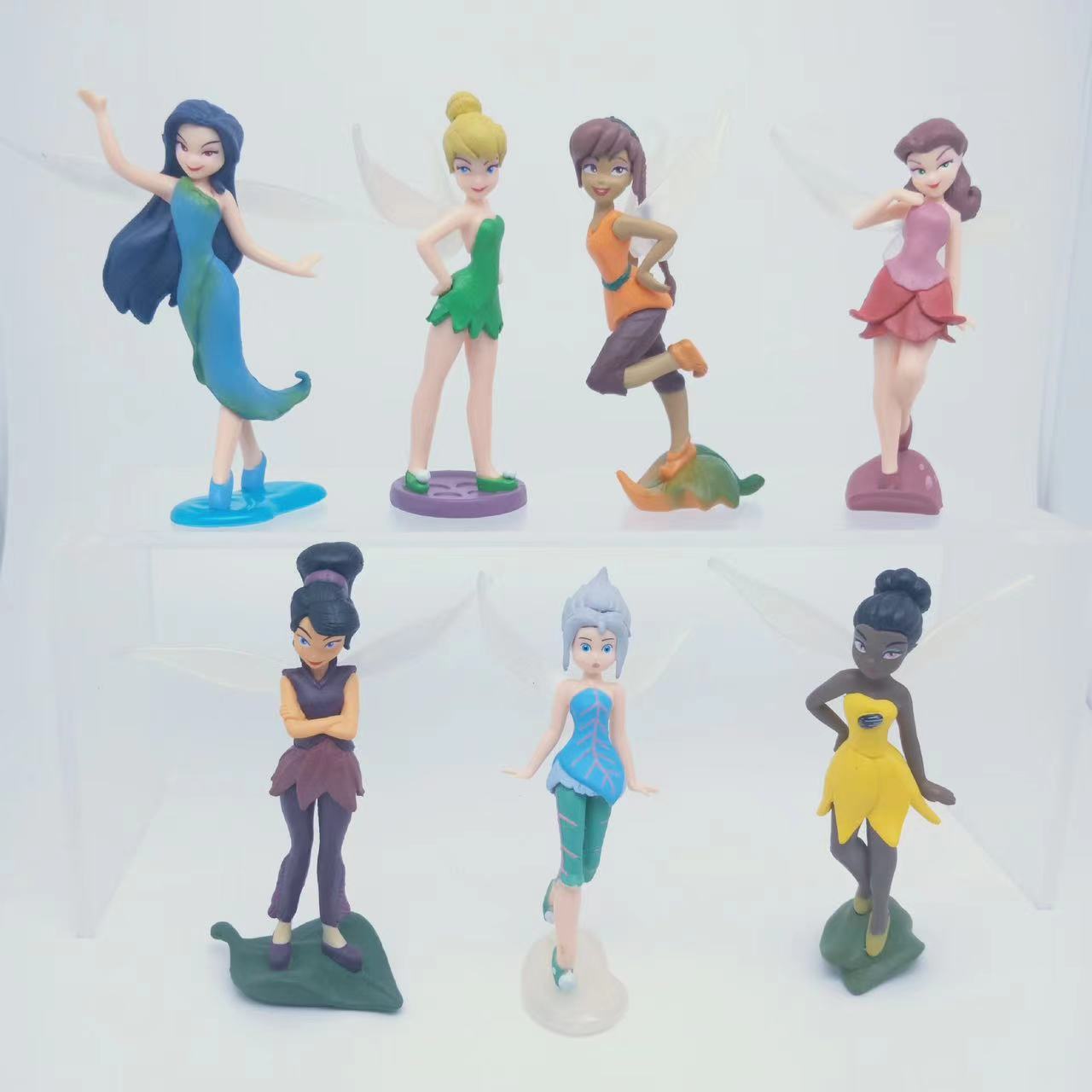7pcs/Set Princess Tinkerbells  - огляд і ціна Nutcracker Figurine