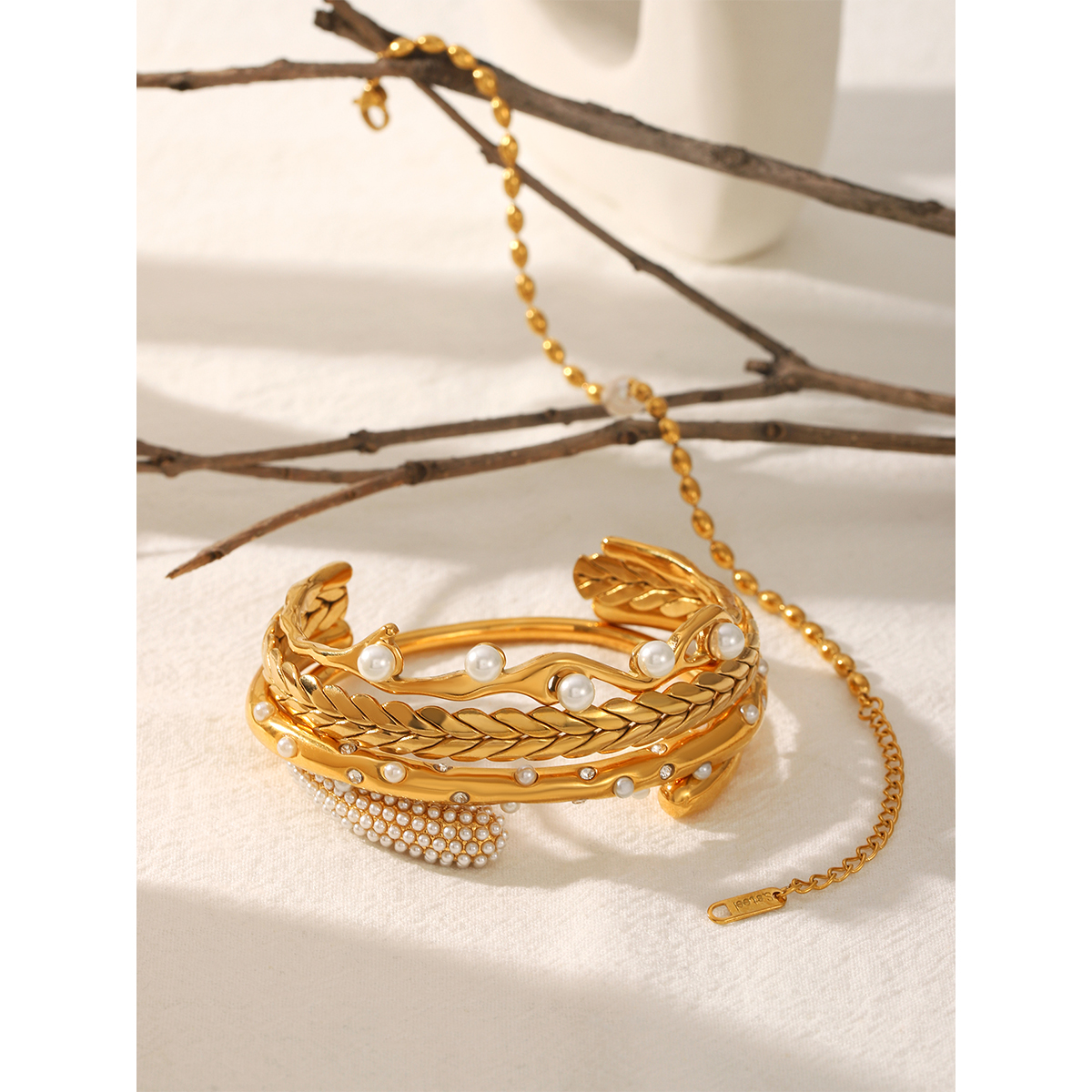 18K Gold Plated Stainless Stee - огляд і ціна Gift Box Wrap Set