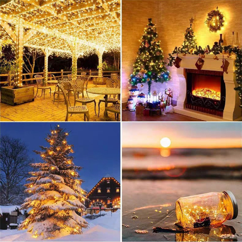 ONCE Solar Powered Lights 200  - огляд і ціна Led Fairy String Lights