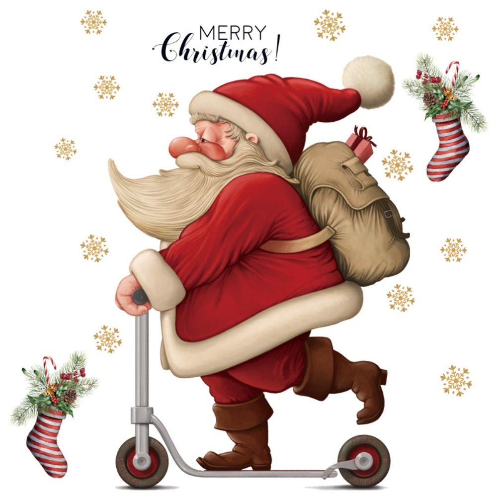 Funny PVC Christmas Window Gla - огляд і ціна Snowflake Window Decal