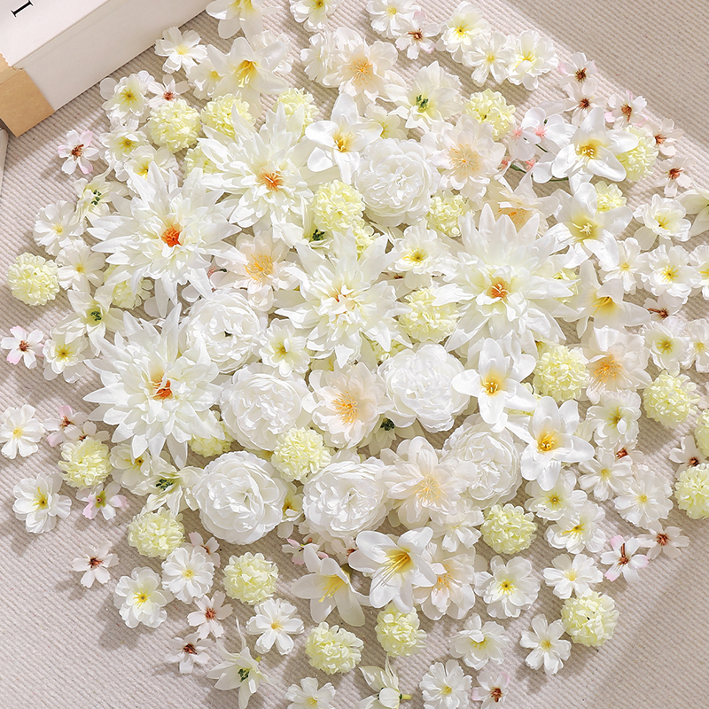 20Pcs Mix White Artificial Flo - огляд і ціна Christmas Wreath Fake