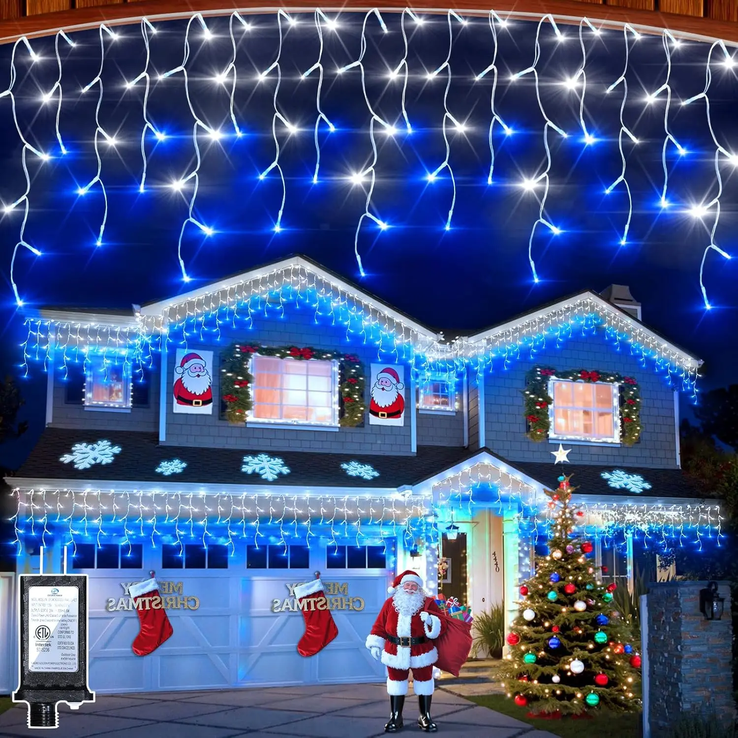 50ft 504 LED Icicle Lights, 12 - огляд і ціна Led Fairy String Lights