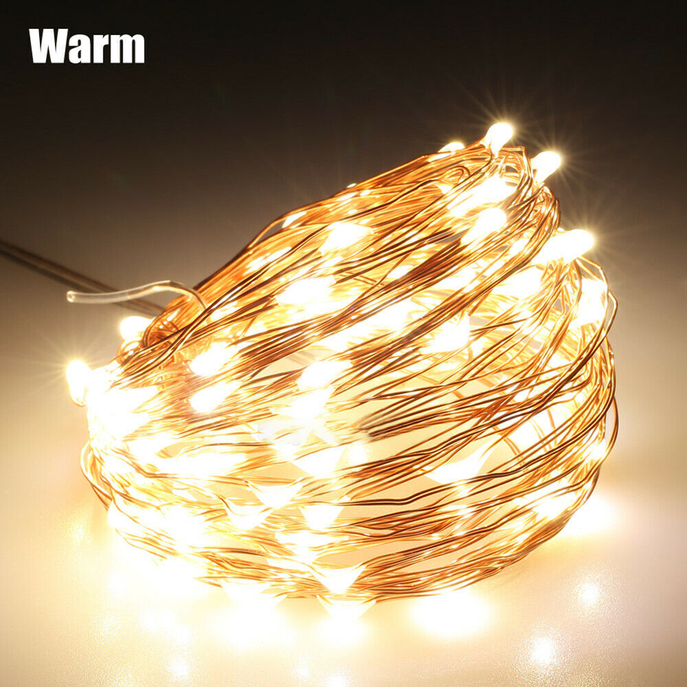 Copper Wire Lamp 10M LED Fairy - огляд і ціна Led Fairy String Lights