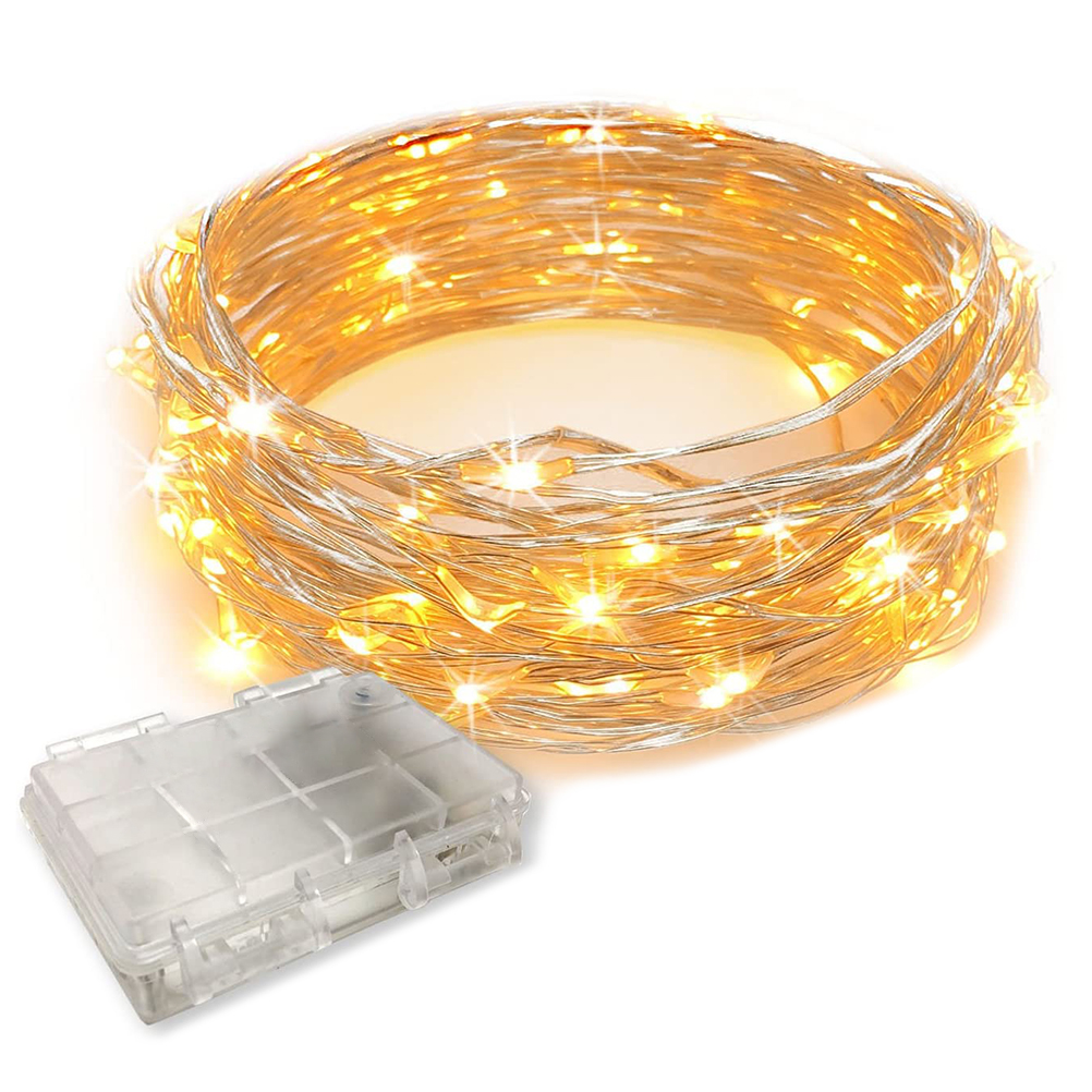 Copper Wire Lamp 10M LED Fairy - огляд і ціна Led Fairy String Lights