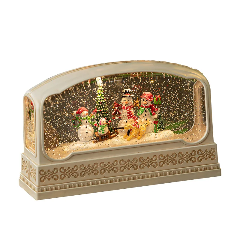 Rectangular Resin Snow Globe M - огляд і ціна Snow Globe Musical