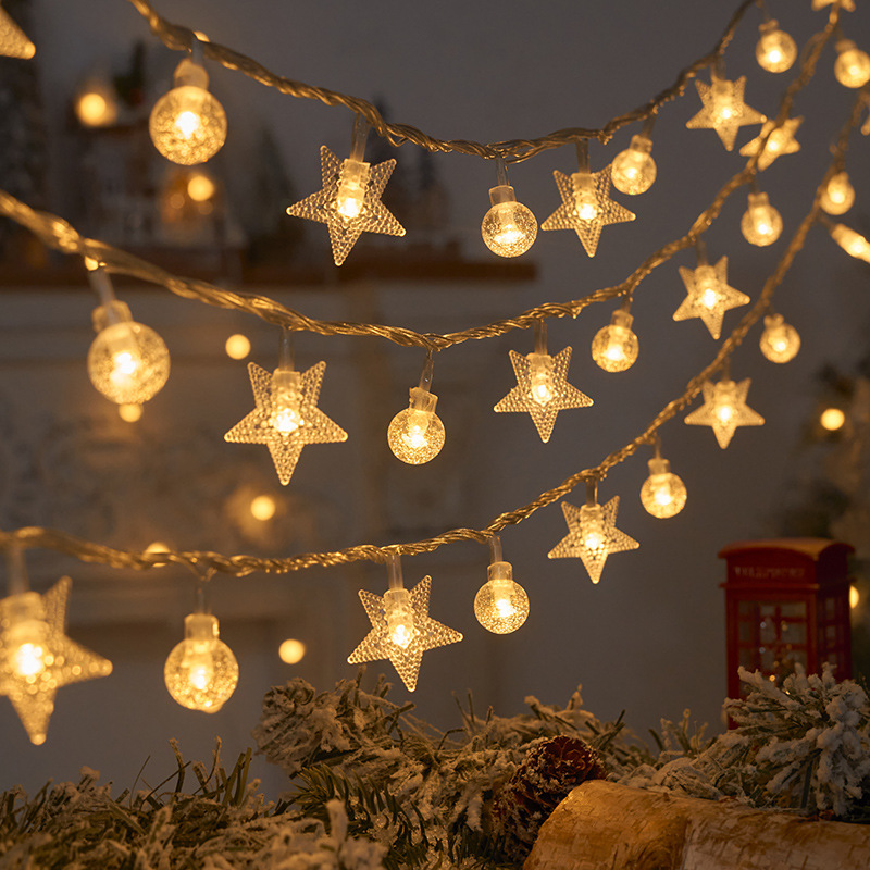 1.5M/3M Snowflake star LED Str - огляд і ціна Led Fairy String Lights