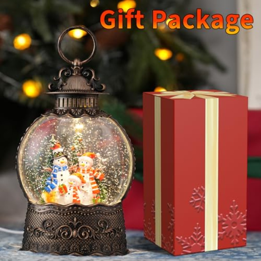 Snow Globe with, Light Up Chri - огляд і ціна Snow Globe Musical