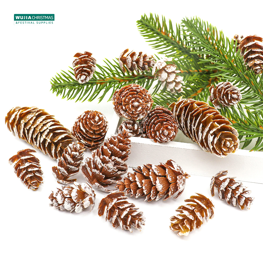 24Pcs Christmas Fake Pine Cone - огляд і ціна Christmas Wreath Fake