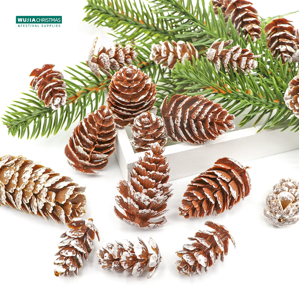 24Pcs Christmas Fake Pine Cone - огляд і ціна Christmas Wreath Fake
