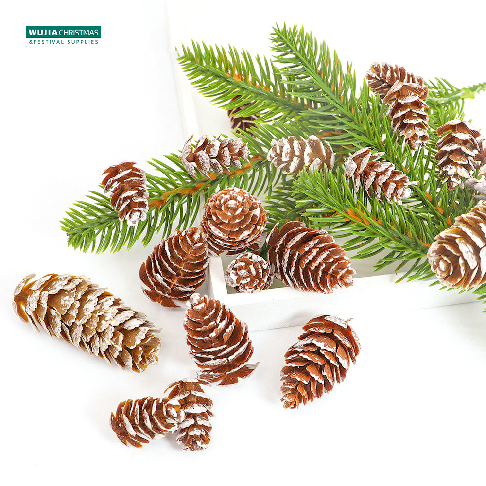 24Pcs Christmas Fake Pine Cone - огляд і ціна Christmas Wreath Fake