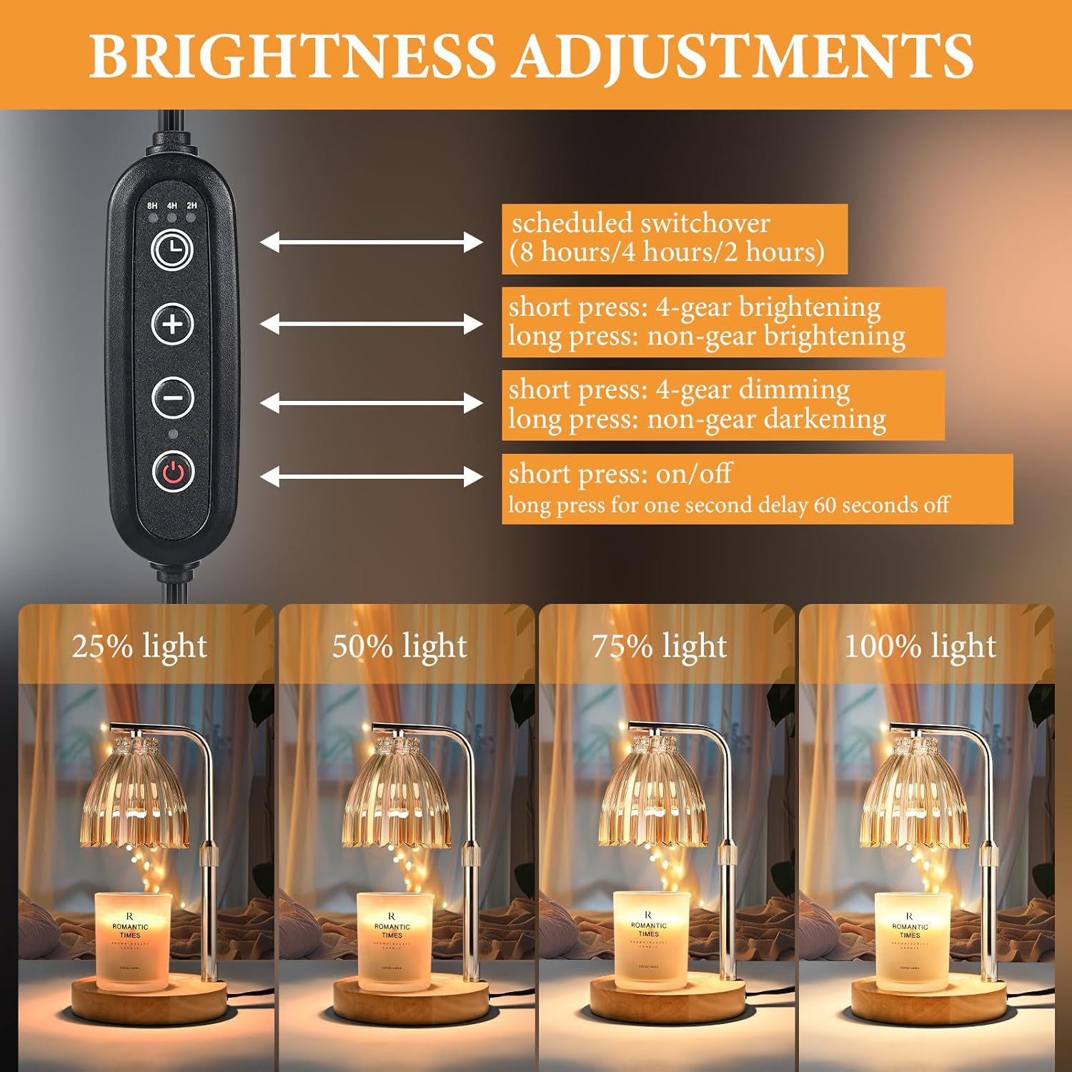Adjustable Height Aromatherapy - огляд і ціна Holiday Candle Set