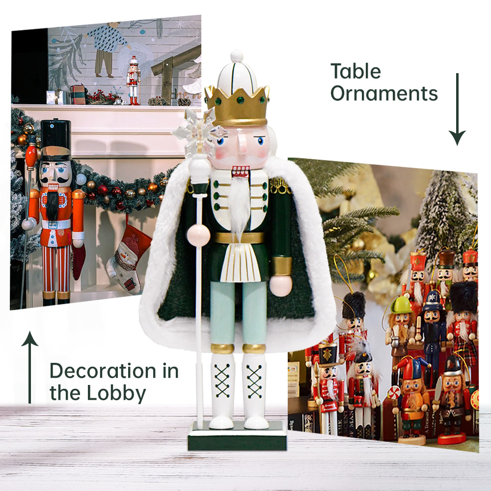30CM Nutcracker snowflake cape - огляд і ціна Nutcracker Figurine