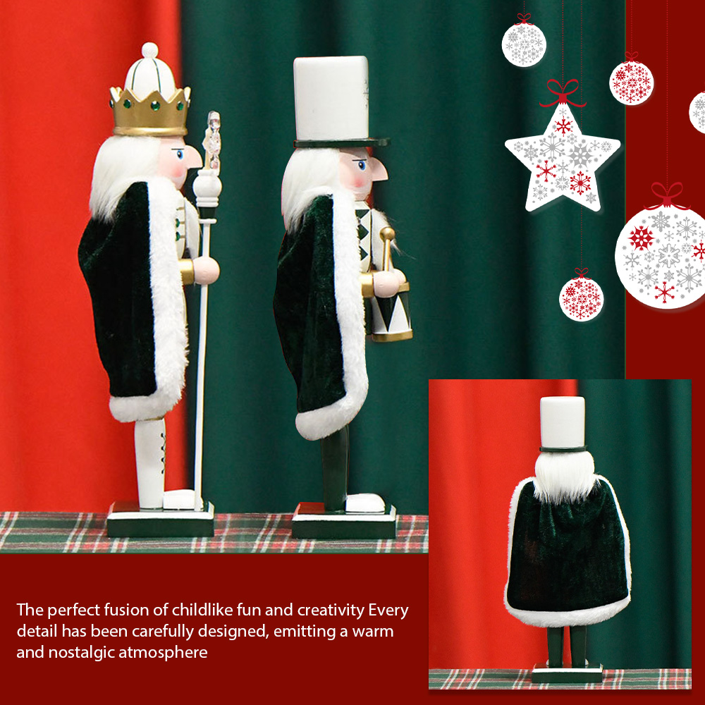 30CM Nutcracker snowflake cape - огляд і ціна Nutcracker Figurine