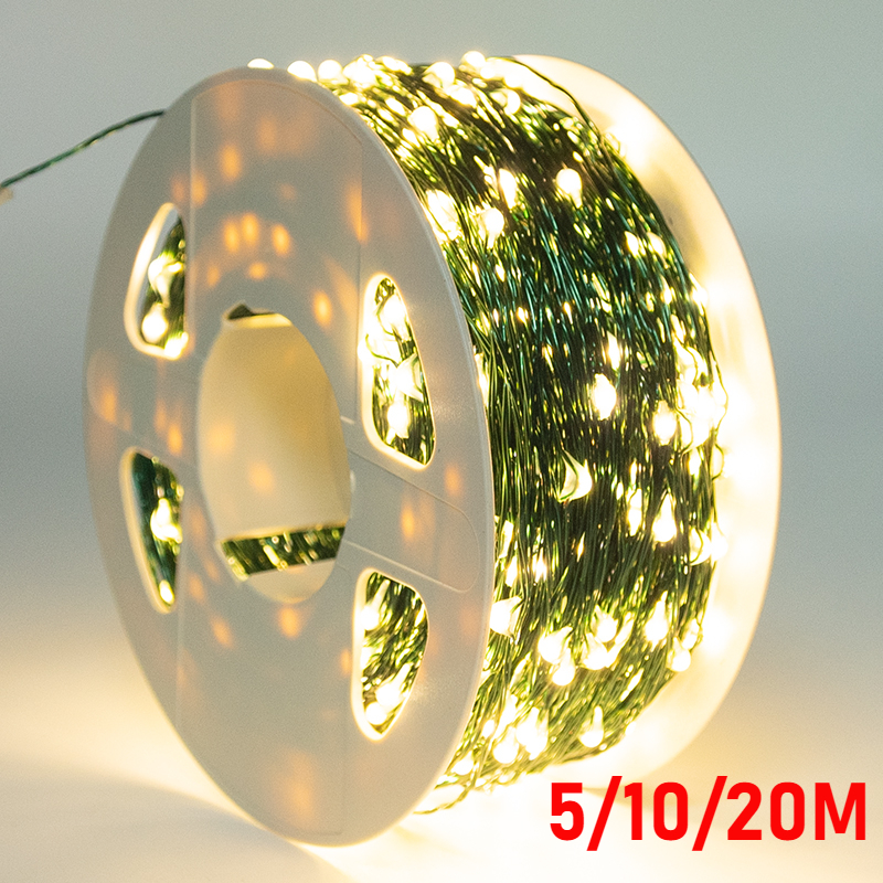 5M/10M/20M LED Copper Wire Str - огляд і ціна Led Fairy String Lights