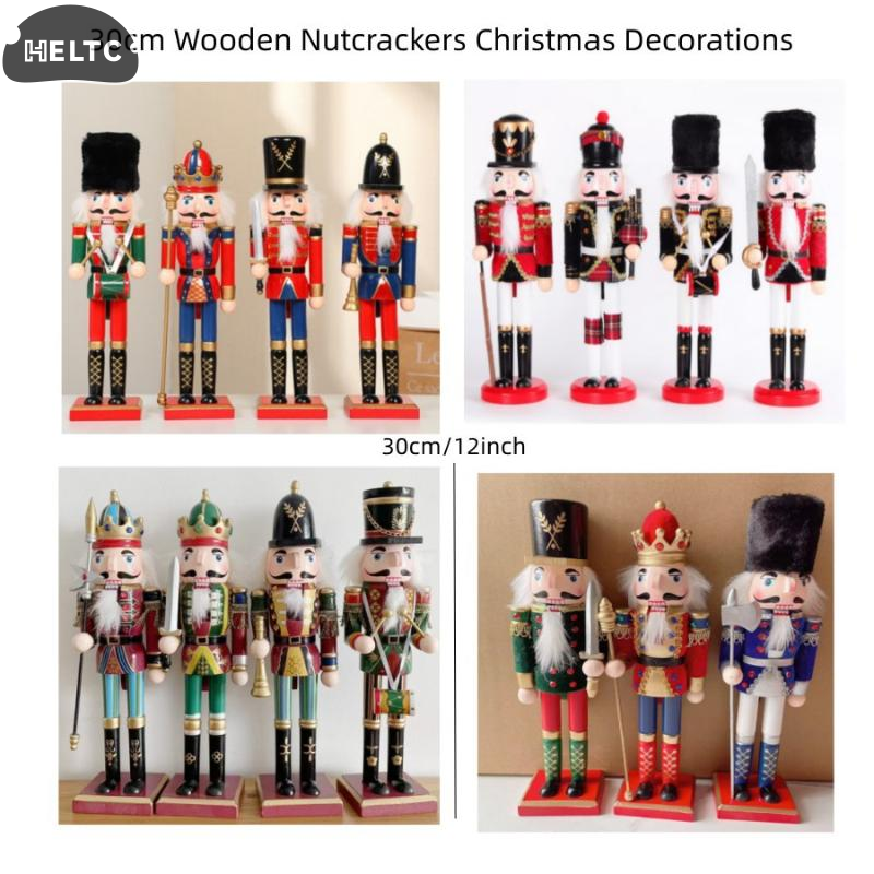 1Pcs 30CM Cartoon Walnut Soldi - огляд і ціна Nutcracker Figurine