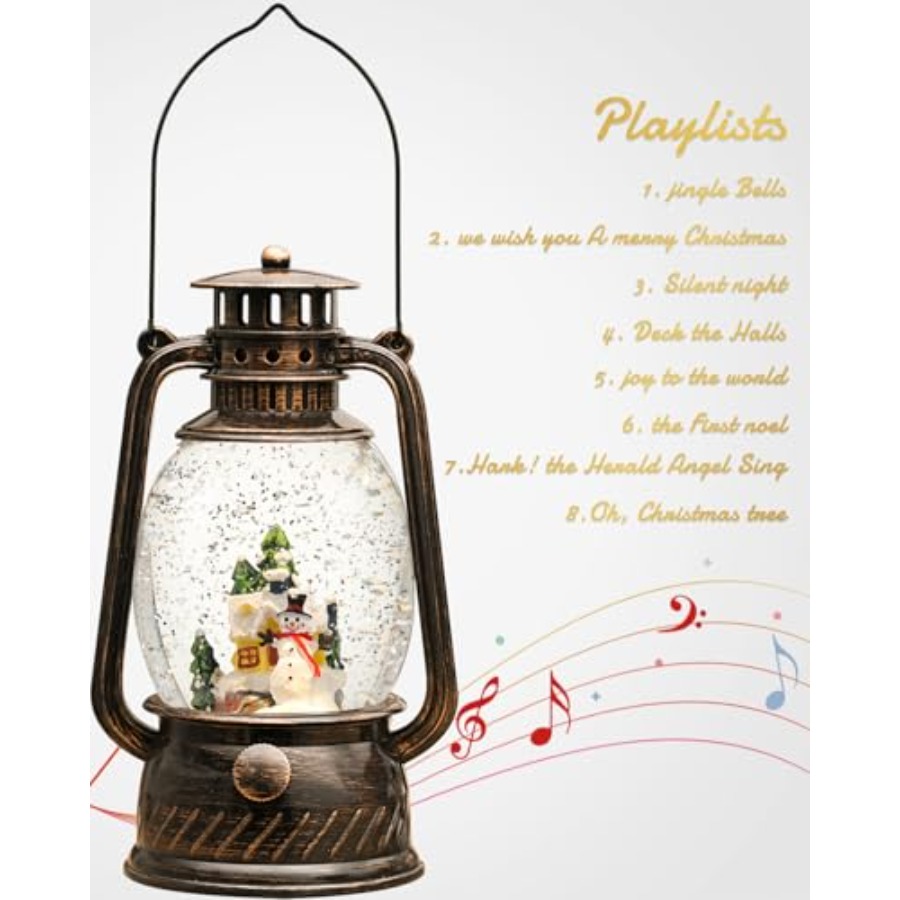 Christmas Decorations Snow Glo - огляд і ціна Snow Globe Musical