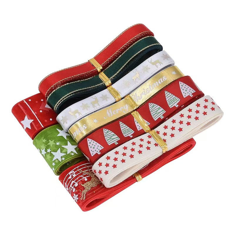 9pcs Christmas Ribbons Set Fes - огляд і ціна Gift Box Wrap Set