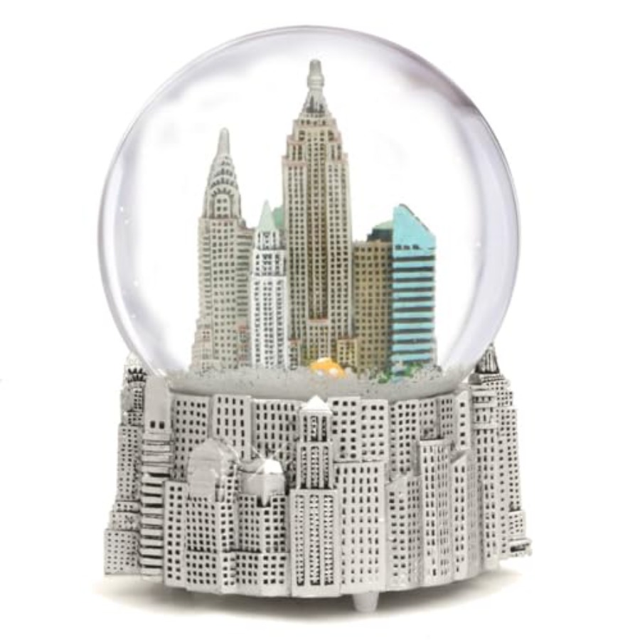 Silver Musical New York City S - огляд і ціна Snow Globe Musical