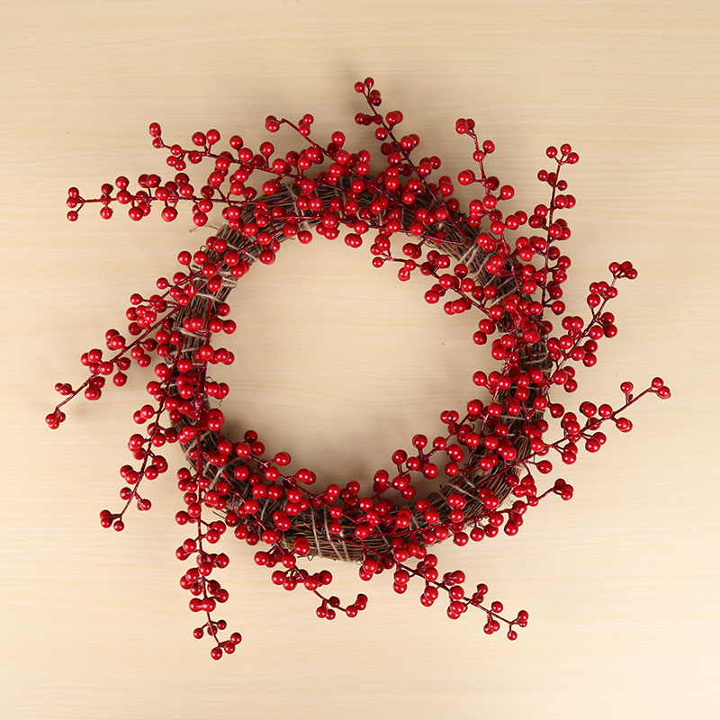 Artificial Berry Branch Decora - огляд і ціна Christmas Wreath Fake