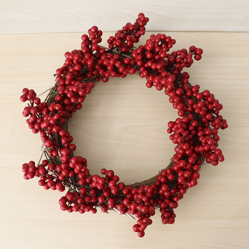 Artificial Berry Branch Decora - огляд і ціна Christmas Wreath Fake